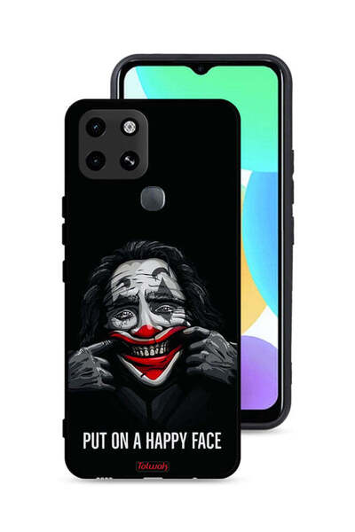 Tolwak غطاء حماية لهاتف Infinix Smart 6 بوجه سعيد