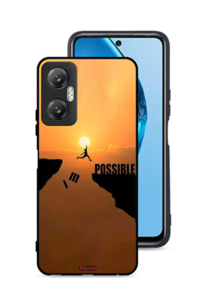 Tolwak غطاء حماية لهاتف Infinix Hot 20 5G مطبوع عليه عبارة "أنا ممكن"