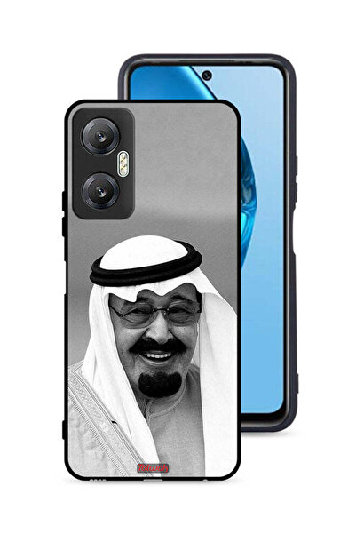 Tolwak غطاء حماية لهاتف إنفينيكس هوت 20 5G صورة الملك عبد الله مبتسمًا