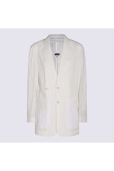 MM6 Maison Margiela Sacou Mm6 Maison Margiela din bumbac alb