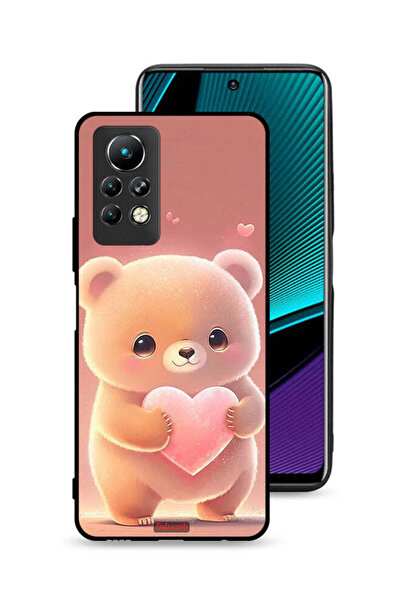 Tolwak غطاء حماية لهاتف Infinix Note 11 Pro بتصميم باندا صغير لطيف يحمل قلبًا