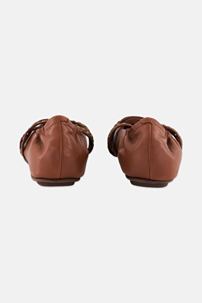 Fitflop Women Cognac Slip On Flats, Brown