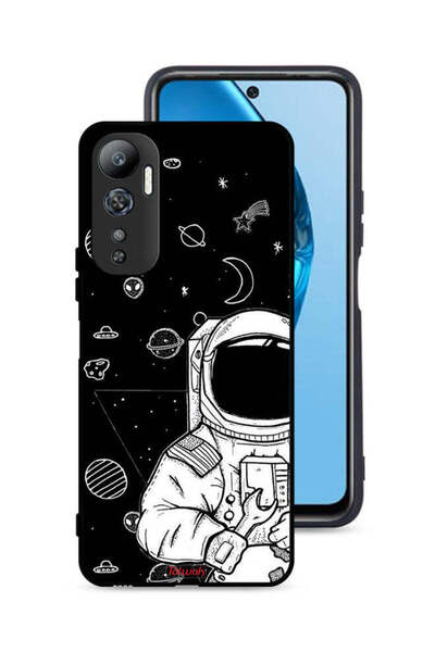 Tolwak غطاء حماية لهاتف Infinix Hot 20 4G برسومات رائد فضاء