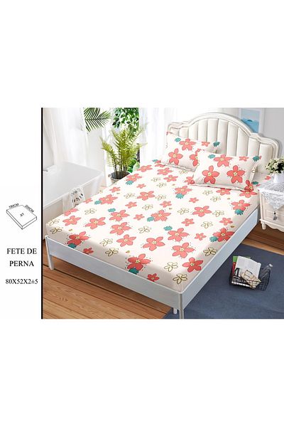 CHIRASO CHIRASO Set Bed Cover, Fine Cotton, 180x200 cm and 2 Pillowcases 80x52 cm