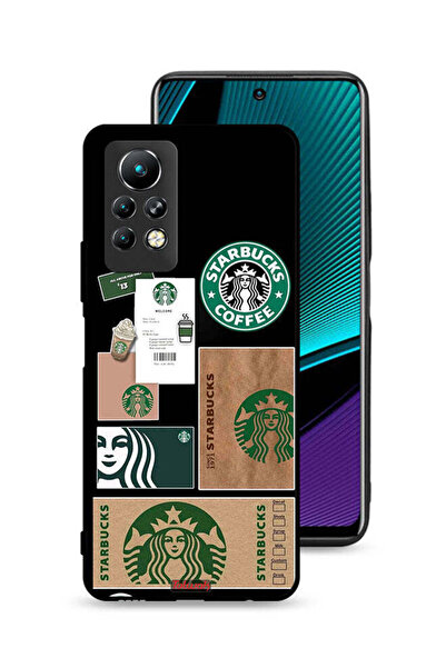 Tolwak غطاء حماية لجهاز Infinix Note 11 Pro، ملصق ستاربكس