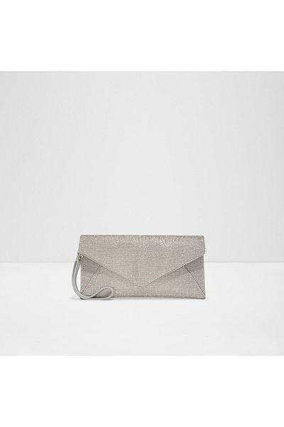 Aldo Silver-colored L Dress Handbags for Female