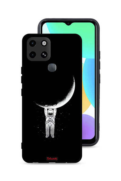 Tolwak غطاء حماية لهاتف إنفينيكس سمارت 6 معلق على سطح القمر