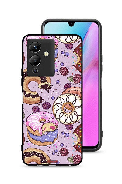 Tolwak غطاء حماية لهاتف Infinix Note 12 5G برسومات دونات فنية