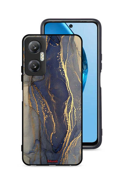 Tolwak غطاء حماية لهاتف Infinix Hot 20 5G بنقشة رخامية لامعة