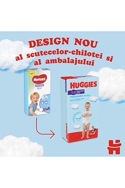 Huggies Mega Pack 6 Diapers, Boy, 15-25 Kg, 44 Pcs
