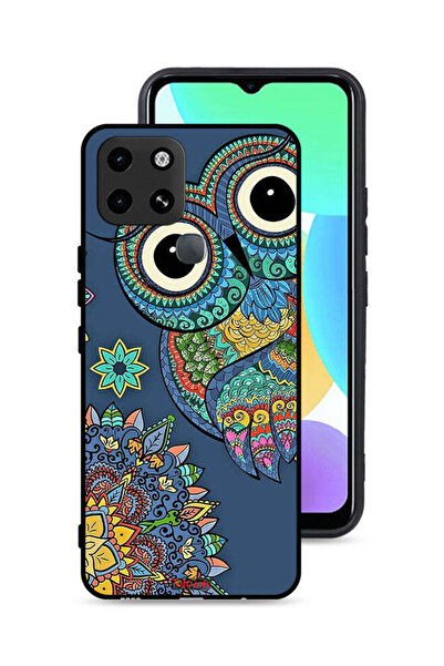 Tolwak غطاء حماية لهاتف إنفينيكس سمارت 6 بتصميم بومة زهرية