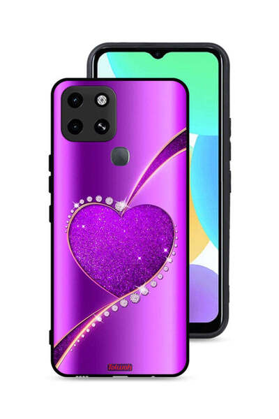 Tolwak غطاء حماية لهاتف إنفينيكس سمارت 6 - قلب لامع