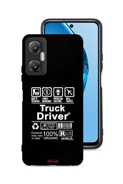 Tolwak غطاء حماية لهاتف Infinix Hot 20 5G، ملصق سائق شاحنة