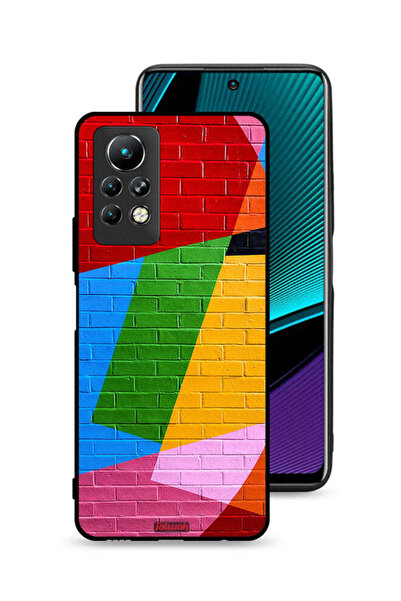 Tolwak غطاء حماية لهاتف Infinix Note 11 Pro برسومات جدارية ملونة