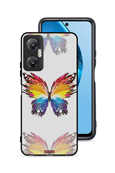 Tolwak غطاء حماية لهاتف Infinix Hot 20 5G بخلفية بسيطة وفن رقمي وبساطة الفراشة