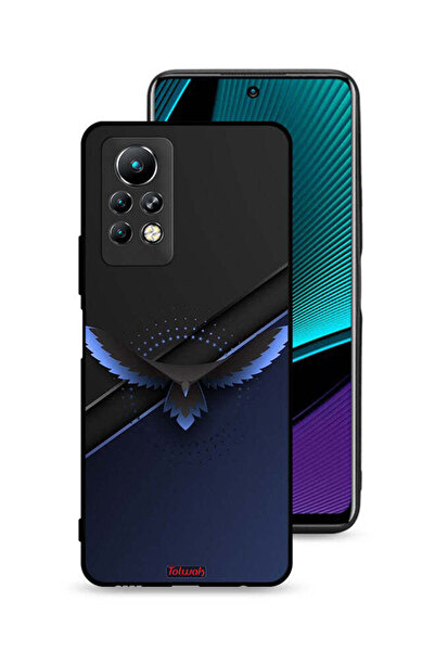 Tolwak غطاء حماية لهاتف Infinix Note 11 Pro بتصميم نسر فني تجريدي رقمي