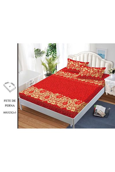 CHIRASO CHIRASO Set Bed Cover, Fine Cotton, 180x200 cm and 2 Pillowcases 80x52 cm