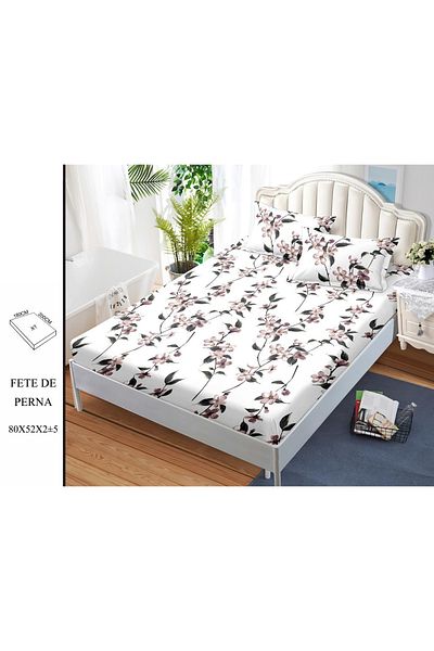CHIRASO CHIRASO Set Bed Cover, Fine Cotton, 180x200 cm and 2 Pillowcases 80x52 cm