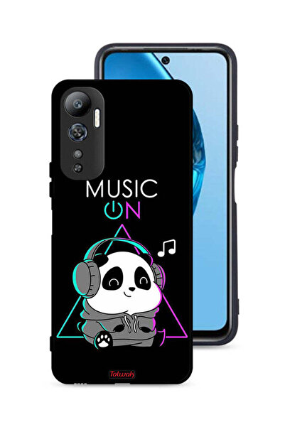 Tolwak غطاء حماية لهاتف Infinix Hot 20 4G بطبعة موسيقى الباندا
