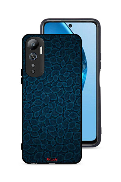 Tolwak غطاء حماية لهاتف Infinix Hot 20 4G بنقشة أوراق فنية رقمية