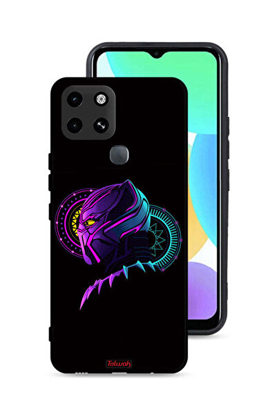 Tolwak غطاء حماية لهاتف Infinix Smart 6، رسم فني رقمي بسيط عالي الدقة