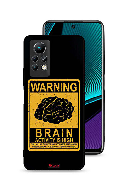 Tolwak غطاء حماية لهاتف Infinix Note 11 Pro تحذير من ارتفاع نشاط الدماغ