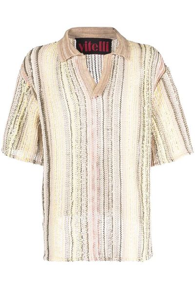 VİTELLİ VITELLI Vitelli Linen Blend Cotton Polo Shirt