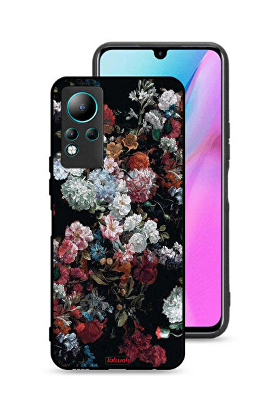 Tolwak غطاء حماية لهاتف إنفينيكس نوت 11 بنقشة ورود عتيقة