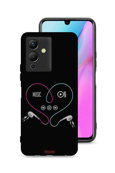 Tolwak غطاء حماية لهاتف Infinix Note 12 5G مع موسيقى