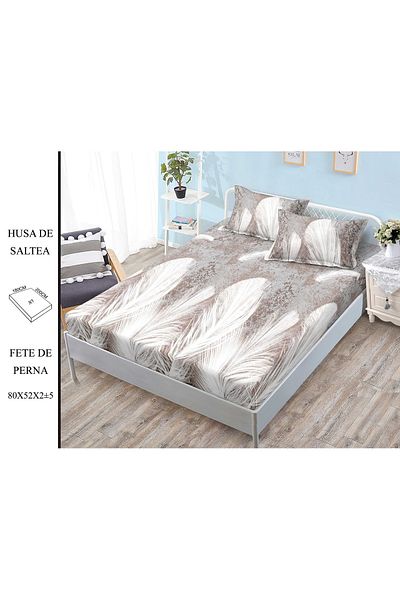 CHIRASO CHIRASO Set Bed Cover, Fine Cotton, 180x200 cm and 2 Pillowcases 80x52 cm