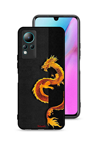 Tolwak Infinix Note 11 Protective Case Cover Dragon Art