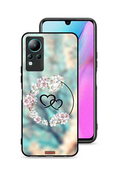 Tolwak غطاء حماية لهاتف Infinix Note 11 بتصميم قلوب ورسومات دائرية