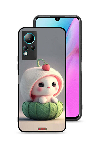 Tolwak غطاء حماية لهاتف Infinix Note 11 بتصميم أرنب صغير لطيف