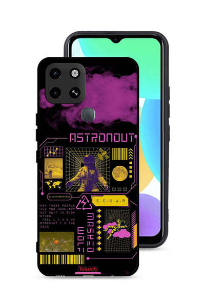 Tolwak غطاء حماية لجهاز Infinix Smart 6 بملصق رائد فضاء