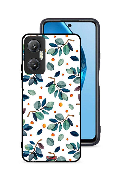 Tolwak غطاء حماية لهاتف Infinix Hot 20 5G بنقشة أوراق الشجر