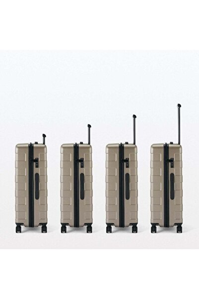 Muji Hard Carry Bag With Stopper & Adjustable Carry Bar, 75 L