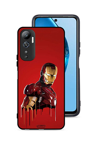 Tolwak غطاء حماية لهاتف Infinix Hot 20 4G برسومات الرجل الحديدي