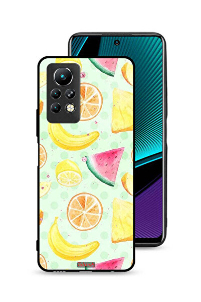Tolwak غطاء حماية لهاتف إنفينيكس نوت 11 برو برسومات فواكه وألوان مائية