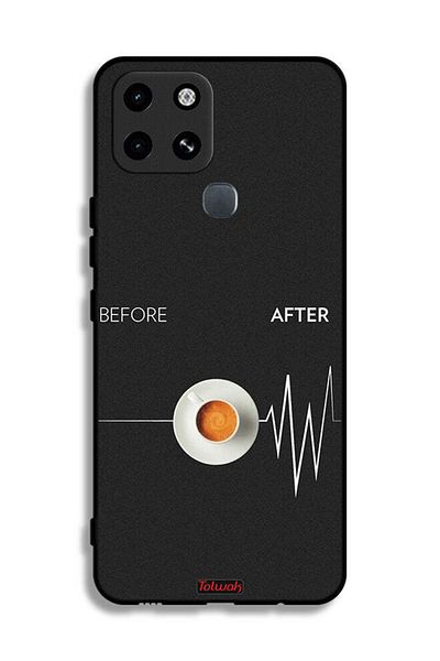 Tolwak Infinix Smart 6 Protective Case Cover Before After