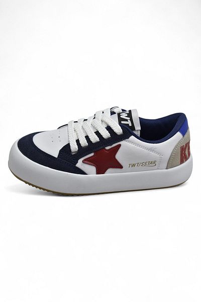 ISPARTALILAR 1057 Pantofi sport pentru copii cu talpă confortabilă Pantofi sport unisex cu șireturi și velcro