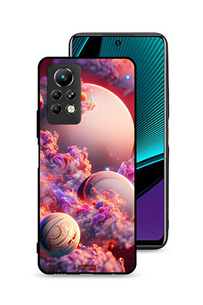 Tolwak غطاء حماية لهاتف Infinix Note 11 Pro بتصميم غيوم وفن تجريدي