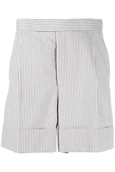 THOM BROWNE Thom Browne Shorts In Seersucker Clothing
