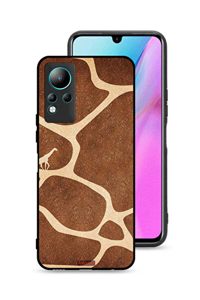 Tolwak غطاء حماية لهاتف Infinix Note 11 بتصميم جلد الزرافة