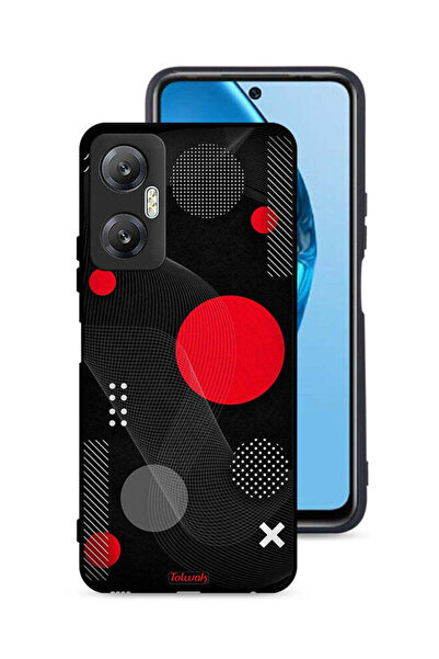 Tolwak غطاء حماية لهاتف Infinix Hot 20 5G بنمط دائري ومتقاطع