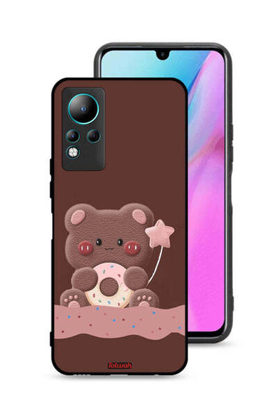 Tolwak غطاء حماية لهاتف إنفينيكس نوت 11 بتصميم دب دونات