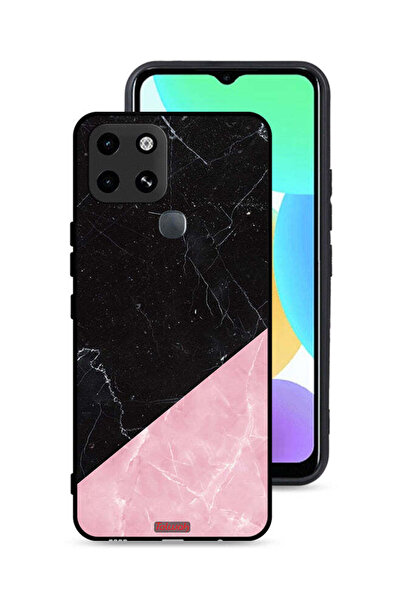 Tolwak غطاء حماية لهاتف إنفينيكس سمارت 6 بنمط رخامي