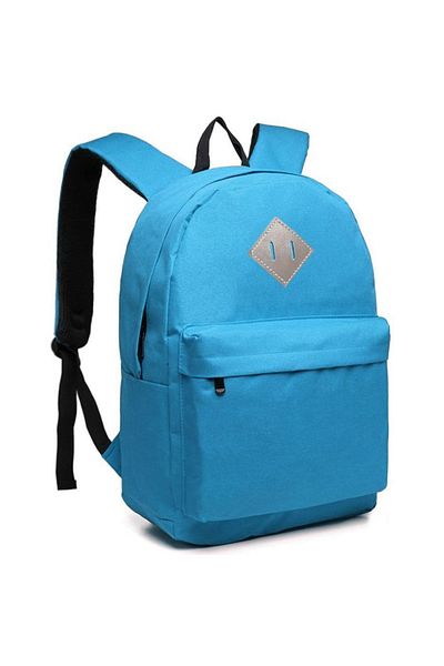 MBrands Ghiozdan școlar design clasic, dimensiune 40x27x11 Albastru