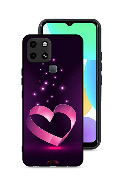 Tolwak غطاء حماية لهاتف إنفينيكس سمارت 6 بتصميم قلب