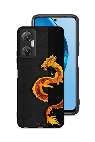 Tolwak غطاء حماية لهاتف Infinix Hot 20 5G برسومات فن التنين