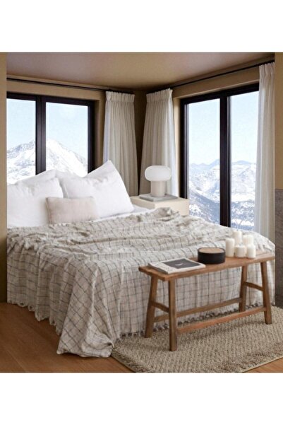 CESSTORE Cotton Hand-Woven Pique, Double Summer Pique Cover 200 X 320 Cm. Brickwork